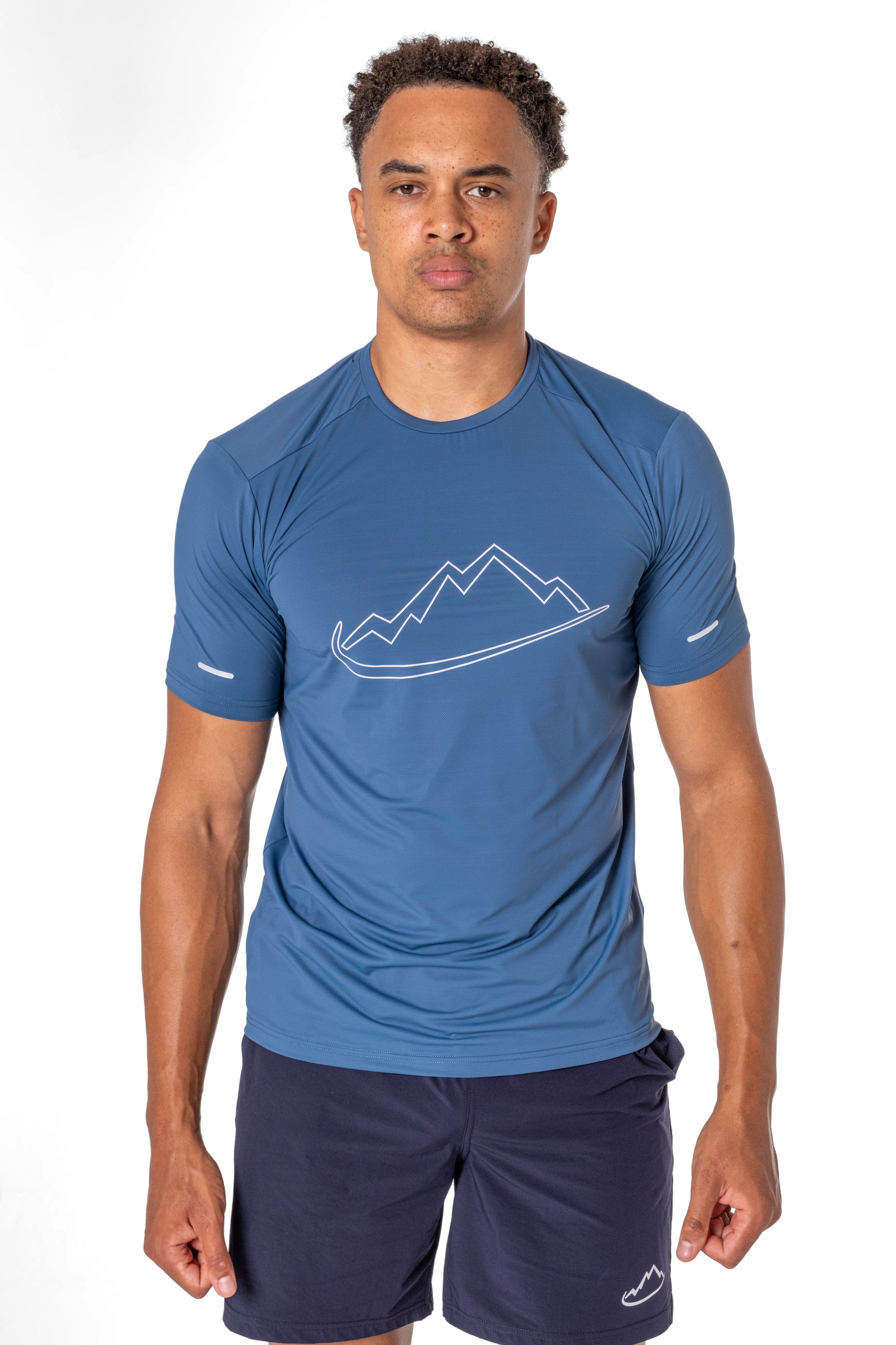 Adapt To Logo T-Shirt - Navy